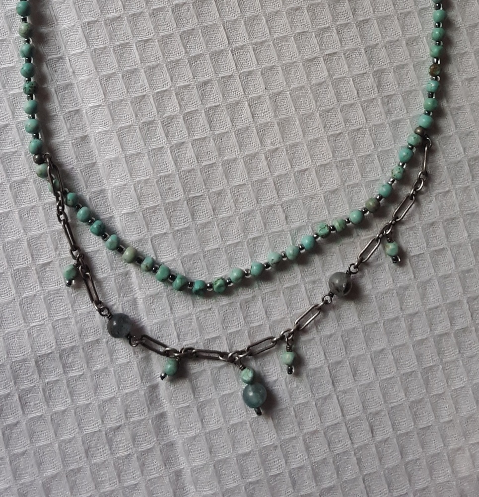 Silpada sterling silver and turquoise necklace